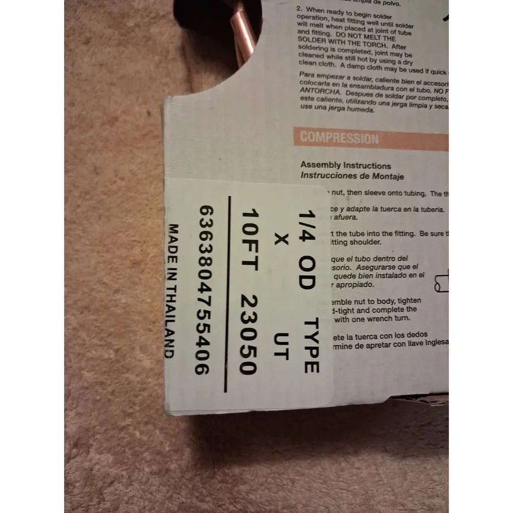 Lot Of 2 Boxxes Of Cooper Coil JMF COMPANY 1/4 OD Type UT X 10ft 23050 Total Of